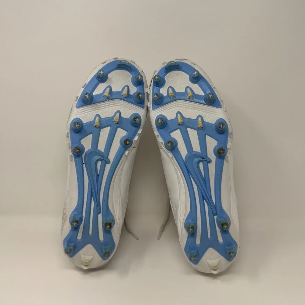Jordan 11 Retro TD Football Cleats White Columbia Blue AO1561-117 Mens 11.5